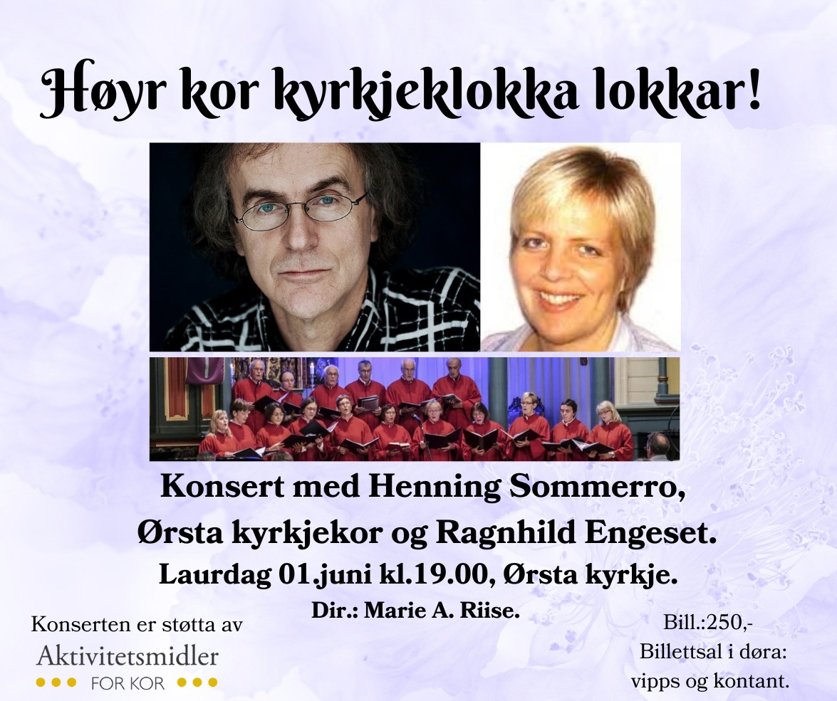 Konsert i Ørsta kyrkje "Høyr kyrkjeklokka lokkar"